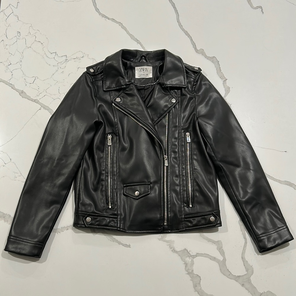 Girls, Zara motorcycle jacket